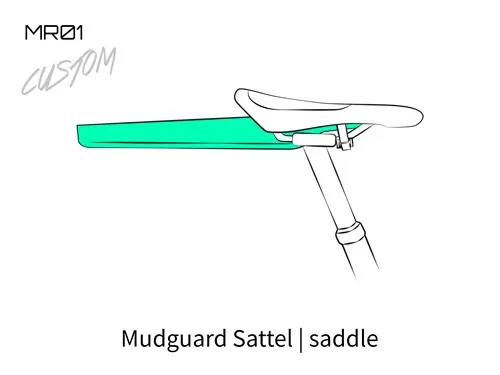 Hinterrad Mudguard