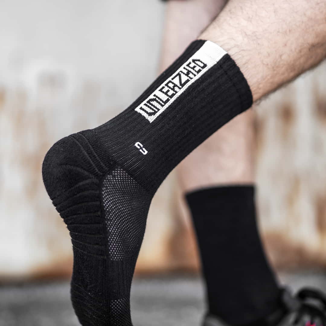 MTB Socken snazy black-white - Unleazhed