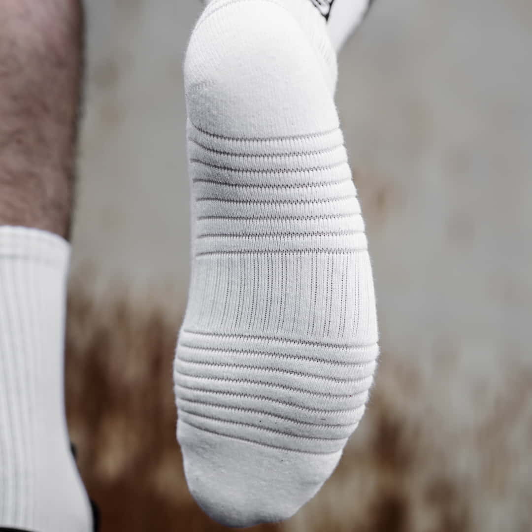 MTB Socks snazy bundle white black + white-red - Unleazhed