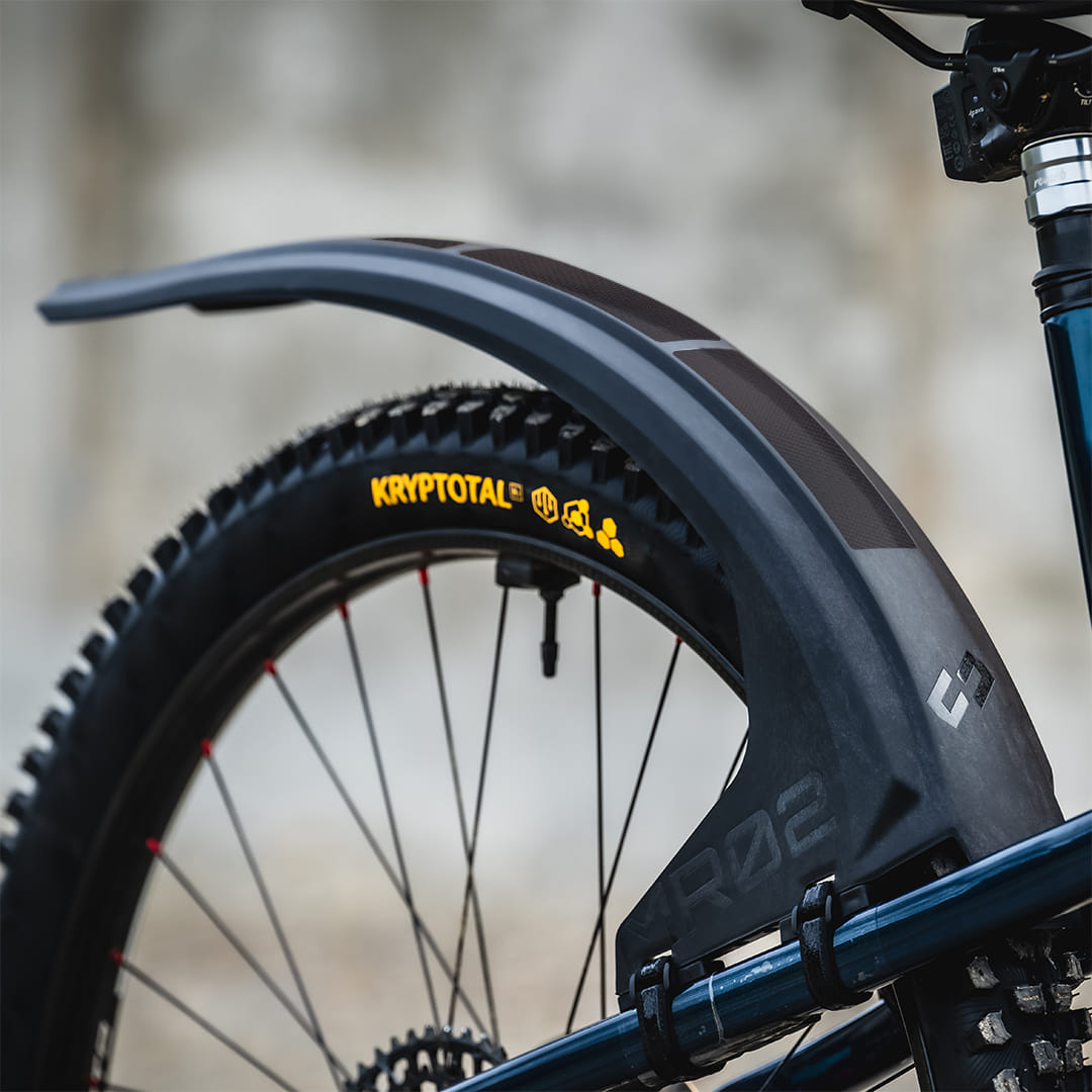 MR02 Hinterrad Mudguard Sticker carbon - Unleazhed