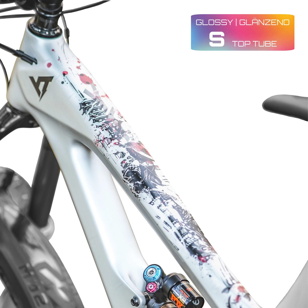 Frame Protection S top tube glossy Trash Polka Japan color - unleazhed